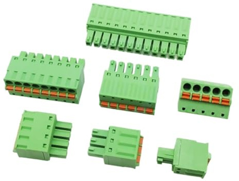 KF 2EDGKD fjäderterminalblock 3,81 mm/3,5 mm; skruvlös snabbtrycksplint JM 15EDGKD 3,5/3,81; ledningar 2–24 stift (3,81 mm, 8P)