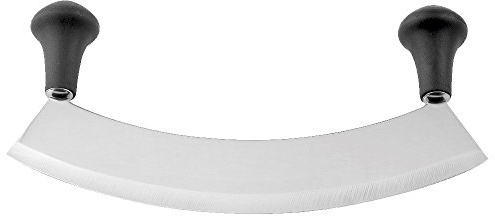 Weis - Tajadera (Acero Inoxidable, 24 x 1 x 16,5 cm), Color Plateado y Negro