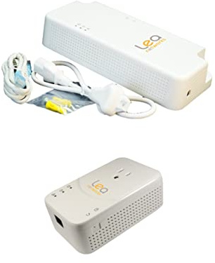 LEA Networks NetPower1800 PoE/PLC + NetSocket1800 PLC Kit. HPAV2 PLC Ethernet Over Powerline Adapter and 30W PoE with Built-in HPAV2 PLC Communications