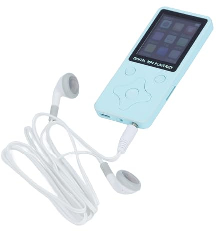 64GB MP3 MP4 Player with 1.8 Inch Screen, HiFi Lossless Sound, 5.0 Music Player for Sports, 180mAh Battery, Support Up To 128GB Expandable, Ideal for Travel (Blue)