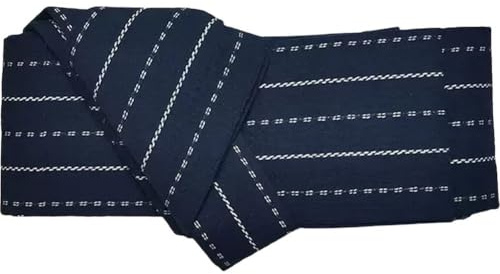 HiyyFloy Cinturón De Kimono Japonés Yukata para Hombre, OBI a Rayas Anchas, Cierre De Gancho Y Bucle, Cinturón Retro para Sauna, SPA, Disfraces, Envoltura De Judo