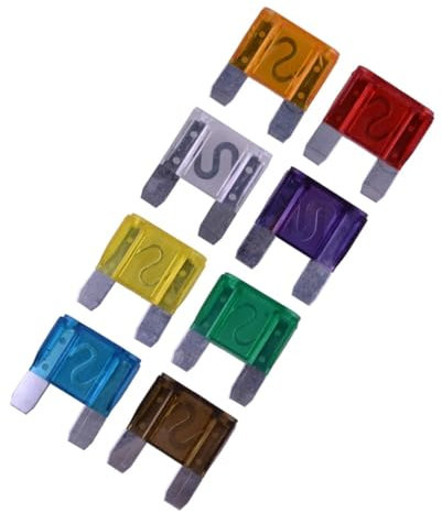 AHPDLDSF [Replacement] 24 Stück 20 A–100 A großes Flachsicherungs-Sortiment-Set, universell, 32 V, for Auto, Boot, Wohnmobil, ATV, UTV, SUV, LKW