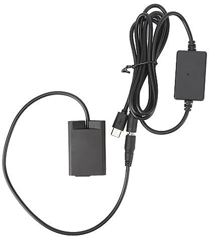 BateríA Simulada EN EL25 BateríA Simulada con Acoplador de CC EP 5G con Alimentación Tipo C A para Cámara Digital Z50 ZFC Z30 Alta Eficiencia y Mínima Generación de Calor, lo Que