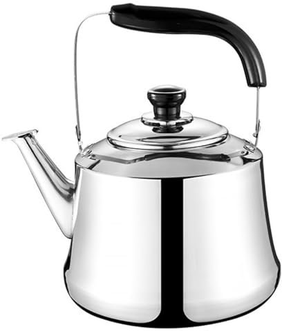 Bouilloire Sifflante en Acier Inoxydable pour Toutes Les Cuisinières Bouilloire Vintage Bouilloire Gaz pour Cuisinière, Cuisine, Intérieur, Extérieur, Randonnée, Pique, Camping 1.5L
