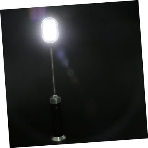 Operitacx 1 Pièce Lampe de Barbecue avec Flexible et Magnet Lampe de Table Portable Noire Sans Pile pour Camping et Lecture