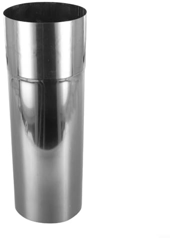 Tubo per canna fumaria in acciaio inox per stufa o scaldabagno, rivestimento resistente con efficiente trasferimento di calore, adatto per 8-10 cm di diametro per l'installazione di sistemi di