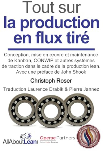 Tout sur la production en flux tiré: Conception, mise en œuvre et maintenance du Kanban, CONWIP et autres systèmes de traction dans le cadre de la production lean.