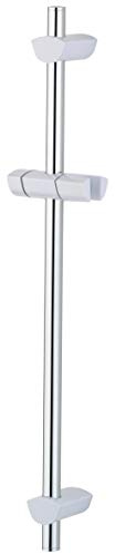 Bristan EVC ADR01 WC Evo Riser Rail con staffe di Fissaggio Regolabili, Bianco/Cromato
