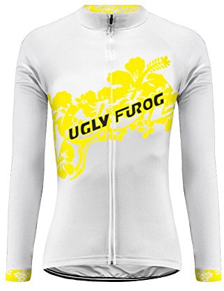 UGLY FROG Radtrikot Frühling Damen Langarm Fahrradtrikot Gemütlich Fahrradbekleidung Cube