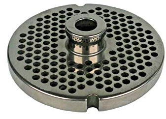 Tredoni #32 Meat Mincer 9.8cm Stainless Steel Plate (No.32 - Holes 4.5 mm) | Professional 4.5mm Replacement Disc for Size 32 Meat Grinders, Made in Italy from Hard-Wearing Stainless Steel
