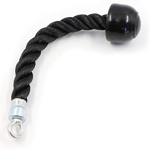 fuxunamz Trizepsseil Einhand Trizepstau Trainingsseil - Triceps Rope Krafttraining Griff, Zugseil Armtrainer Bizeps Tau, Trizepstraining Zughilfe, für Workout am Seilzug Fitness Kabelzug Kraftturm