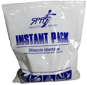 Instant Pack Ghiaccio Istantaneo Monouso – 25 Bustine in Polietilene per Sport e Applicazioni Fredde