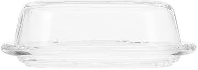 Beurrier Beurrier avec Couvercle Boîte à Beurre en Verre Hermétique Beurrier Récipient à Beurre Réutilisable Beurrier Transparent 1pc Stockage du Récipient à Beurre