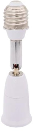 Navna E26/E27 Lampadina Socket Extender Adattatore 180 Gradi Pieghevole Lampada E26/E27 A E26/E27 Base Regolabile 180 Gradi Pieghevole Apparecchio Luce