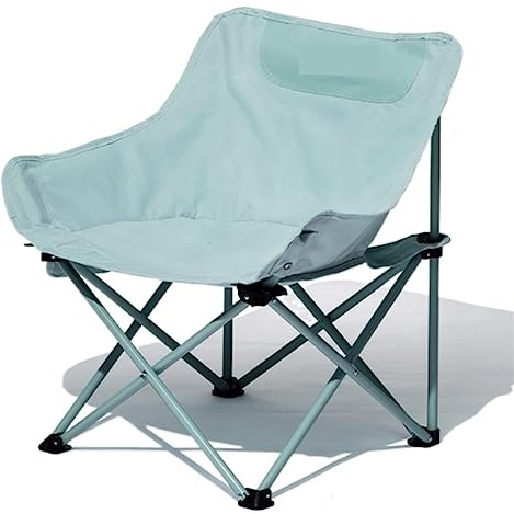 OUYUE Campingstuhl Klappstuhl, Tragbare Rückenlehne, Angelhocker, Regiestuhl, Strand-Lounge-Stuhl, Campingstuhl Angelstuhl (Color : C, Size : 64.5 * 50 * 66cm)