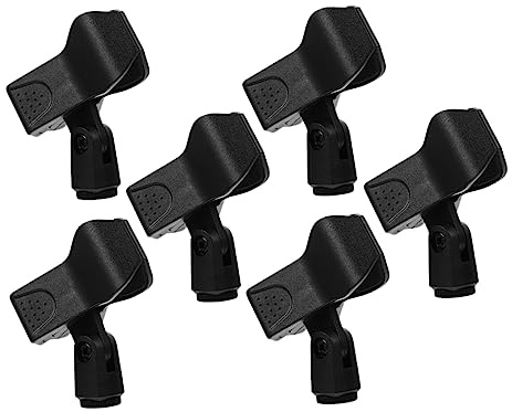 Angoily 6stücke Mikrofonhalterung Mikrofonhalter Klammer Für Mikrofon Mikrofonhalterklemme Kunststoff Mic Clamp Versorgung