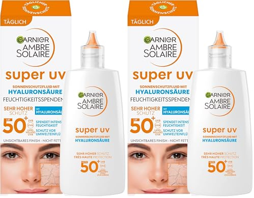 Garnier Antioxidatives Super UV-Sonnenschutz-Fluid mit LSF 50+ Set mit 2