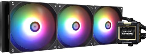 Thermalright AIO CPU Cooler FW420 Black ARGB Desktop Liquid Cooler with LCD Display Supports Intel LGA 1700/1200/115X/2066, AMD AM5/AM4