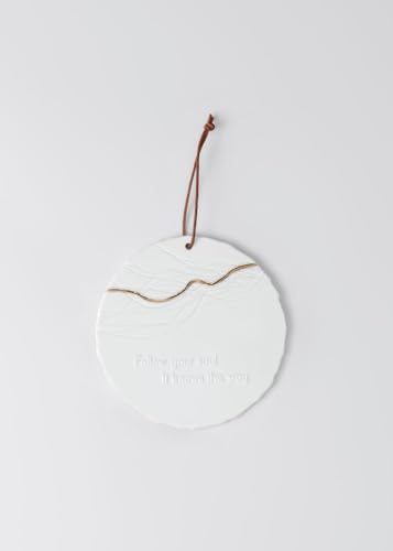 Räder Poesie Medaillon Follow Your Soul - Hängender Medaillon - Ornament - Porzellan - Klassisch