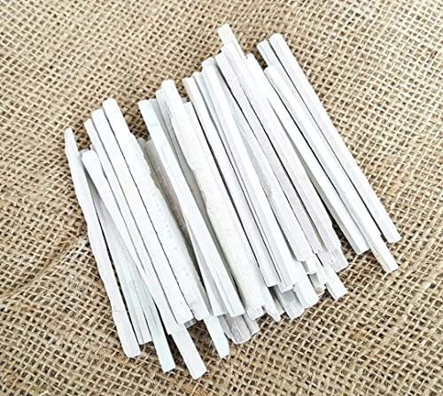 4OUR FAITH Pack Of 150 (1kg) Edible Slate Pencils/White Bars/Natural Limestone Chalk/Earthy Goodies Edible Thin Slate Chalk Pencils