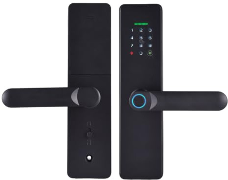 Swokely Smart Lock WiFi Keyless Entry Door Lock Ty App/impronta Digitale/password/card/meccanico Metodi di Sblocco per 35-60 Mm Spessore Office Porta della Camera