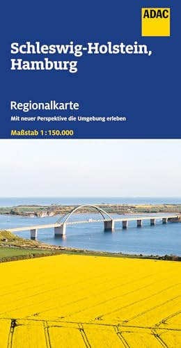 ADAC Regionalkarte 01 Schleswig-Holstein, Hamburg 1:150.000: Straßenkarte und Autokarte