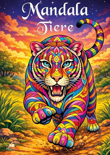 Mandala Tiere Malbuch für Erwachsene mit 50 schönen Ausmalmotiven: Stressabbau, Achtsamkeit und kreative Entspannung mit faszinierenden Tier-Mandalas: 3