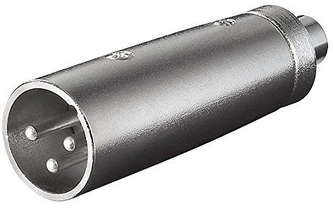 Goobay 27458 - Adattatore XLR, da RCA femmina a XLR maschio