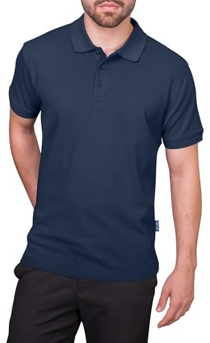 HRM 301 Polo Shirt, Navy, M Men's