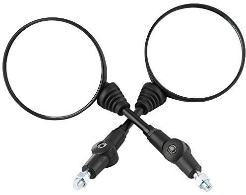 EBTOOLS Xvs Motorcycle Mirrors - Motorcycle Mirrors Round Rearview Side Mirror Round 2Pcs Motorcycle Modified Folding Rearview Mirror Round Side Mirrors For Klx250 Kl250