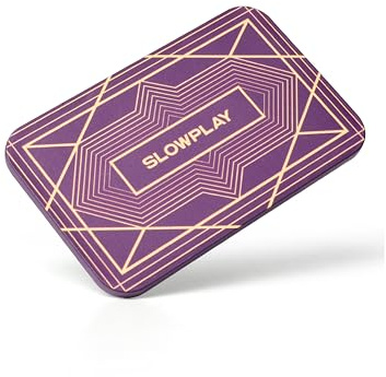 SLOWPLAY Nash Poker-Plaques (rechteckig), Keramikverbund 36 g, 10er | Keramikverbund in Top-Qualität; 36 g Gewicht; starke Präsenz; matte, glatte Textur; Art-déco-Design