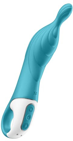 Satisfyer A-Mazing 2 Klitoris- & A-Punkt Vibrator | Wasserdicht (IPX7) | Wiederaufladbares Sex-Spielzeug für Damen in Türkis | Sex Spielzeug für Frauen | Erotik | Sex Toys | Medizinisches Silikon