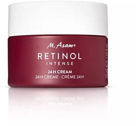 M. Asam RETINOL INTENSE 24h Cream (50ml) – pflegende Gesichtscreme für effektive Faltenglättung & gegen Anzeichen der Hautalterung, mit Retinol, Hyaluron & Sheabutter, vegane Anti-Aging Gesichtspflege