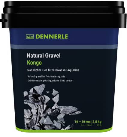 Dennerle Natural Gravel Kongo, 10-30 mm, 2,5 kg
