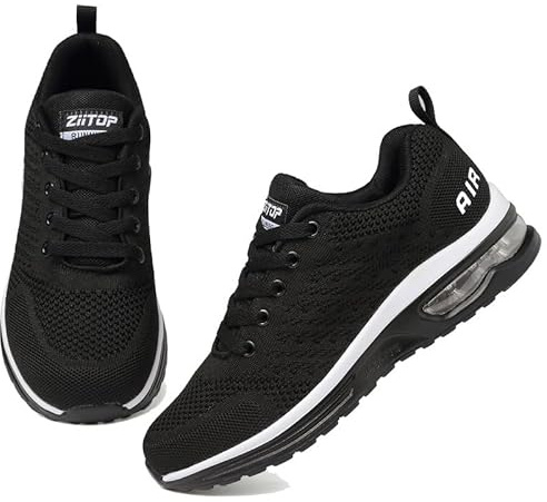 Laufschuhe Damen Turnschuhe Sneaker Damen Sportschuhe mit Luftpolster Sneaker Atmungsaktives Joggingschuhe Leichte Rutschfest Straßenlaufschuhe Walkingschuhe Gym Fitness Running Shoes Women