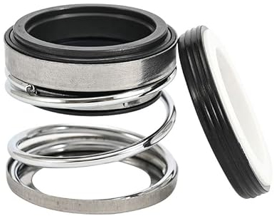 TOFIMA 1PC 108 Serie Mechanische Wellendichtung for Inline-Wasserpumpe 8mm 10mm 12mm 14mm 15mm 16mm 17mm 18mm 19mm 20mm 22mm 24mm 25mm 28mm 30mm WC-WC-NBR WC-WC-FKM (Color : WC-WC-FKM, Size : 43mm)
