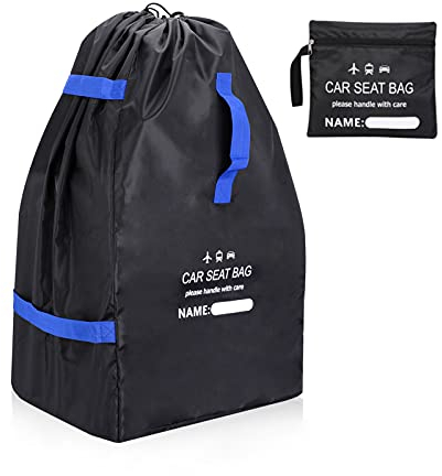 Gecheer Transporttasche für Kindersitz, Staubdicht Wasserdichter Rucksack für die meisten Autositz Kinderwagen,Autositz, kindersitz Gate Check Transporttasche