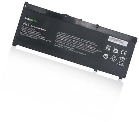 BATTREVO SR04XL SR03XL 917724-855 Batterie d'ordinateur Portable pour HP Omen 15-CE 15T-CE Pavilion 15-CB 15T-CB 15-CE000 15-CE100 série 917678-1B1 917678-2B1 HSTNN-DB7W HSTNN-IB7Z TPN-Q193