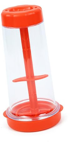 Tamiz de harina giratoria Tamiz de harina de plástico herramienta de mezcla de harina semiautomática de mano Mezclador de harina para cocinar utensilios de cocina