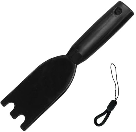 Owiooll Universal Grill Scraper for George Foreman & Most Grooved Indoor Grills, Heat-Resistant Nylon Spatula for Easy Cleaning & Non-Stick Surfaces