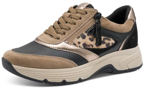 Tamaris Damen Wide FIT Sneaker aus Leder Hallux-Friendly