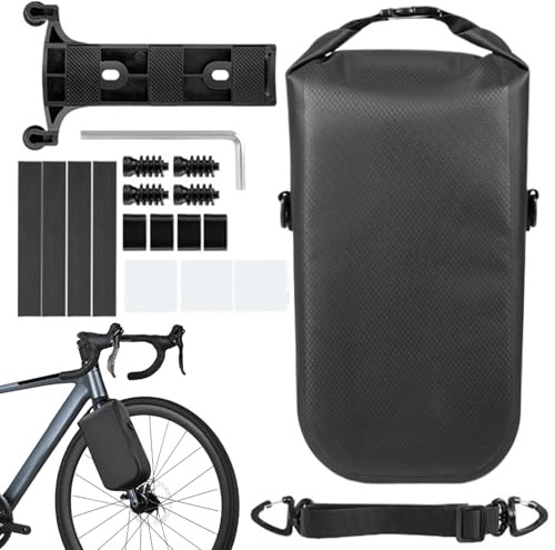 Wpsagek Gabeltaschen für Fahrräder – Outdoor-Reittasche | 5,5 l Vorderradgabeltasche Schnellverschluss Wasserdicht Mountainbike Rennräder Umhängetasche