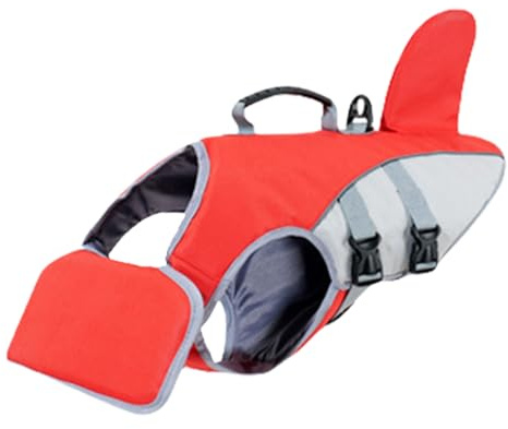Hundflytväst, Hund Simlivväst Med Handtag, Flytande Dräkt Med Justerbar Rem Till Vattenaktiviteter