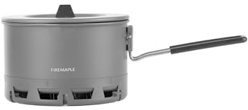 Fire-Maple Petrel Ramen 800ml Camping Topf aus Aluminium mit Hitzebeständigem Griff Kompakt Leicht und Tragbar für Wandern Trekking und Outdoor Kochen