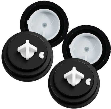 4 Piezas Diafragma de Entrada de Cisterna, Válvula de Flotador de Diafragma de Sello, para Inodoro，Arandelas de Diafragma Compatibles con Entrada Lateral y Fondo，Repuesto Universal para Reparación