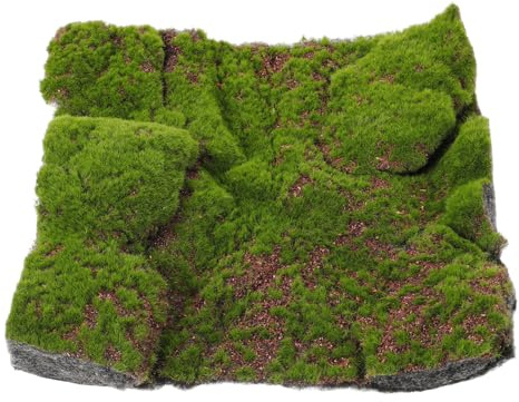 DEARMAMY Estera de Musgo Artificial Césped Falso Realista para Decoración Interior y Exterior Alfombra Versátil para Jardín Balcón y Manualidades Fácil de Cortar y Mantener