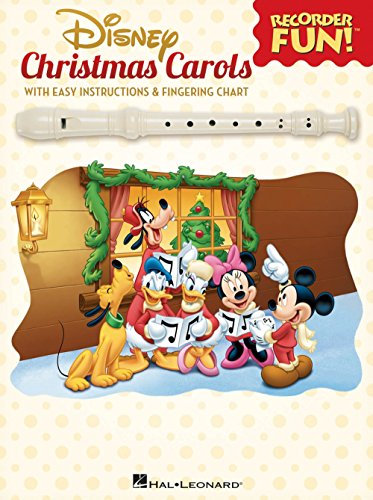Disney Christmas Carols: Recorder Fun!: Noten, Sammelband für Blockflöte