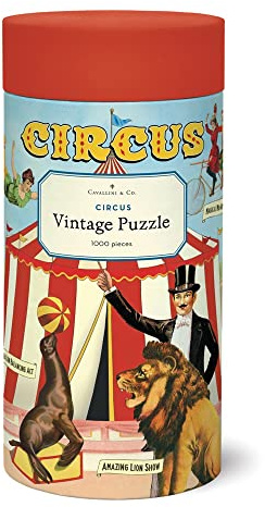 Cavallini Vintage Puzzle Cirkus, Zirkus 1000 Teile