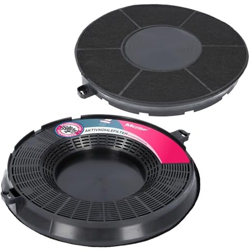 McFilter 2 Aktivkohlefilter passend für AEG Elica Type 48 Whirlpool IKEA | 2 Aktivkohlefilter passend für AEG 9029800506/9029793610, Elica Type 48, Whirlpool und IKEA NYTTIG FIL900.