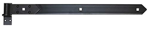Ladenband Ladenbänder Türbänd Torband 600 x 45x 4 Kloben 14 mm Verstärkt Schwarz